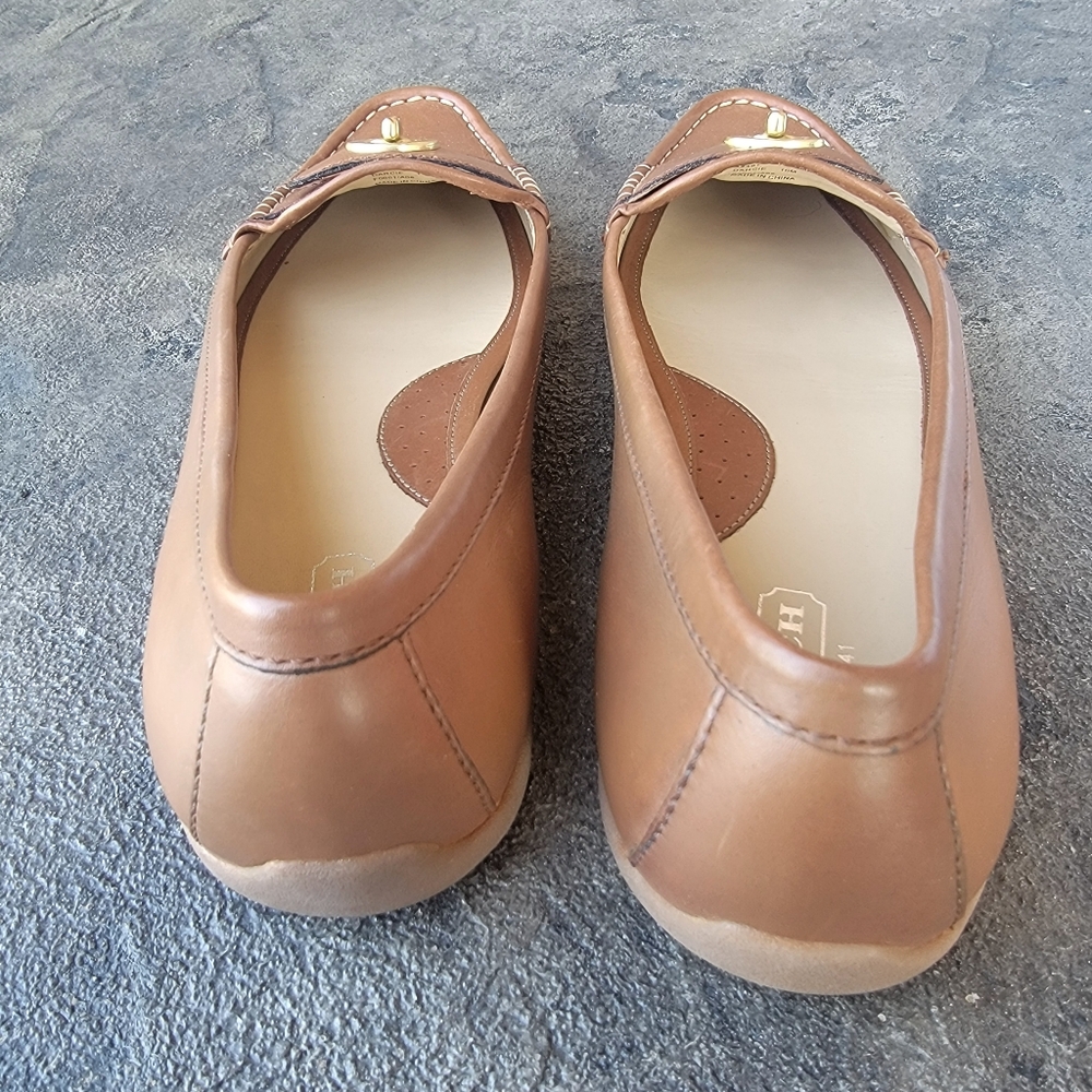 Coach Women's Darcie Soft Calf Flats Saddle color Size 10 M NIB - Picture 4 of 8